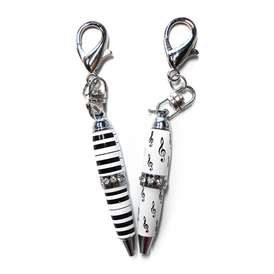 OEM Keychain Mini Pen , Musical Notation Stylus Pen Keychain