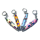 Office Promotion Metal 6.5cm Keychain Mini Pen PMS Solid Color