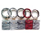 OEM Zebra Stripe Wallet Wristlet Keychain Embossed Logo With Card Holder