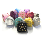 Polyester Mini Backpack Keychain