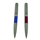 Silky Smooth Promotional Metal Pens , Blue Ink Professional Ballpoint Pen