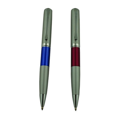 Silky Smooth Promotional Metal Pens , Blue Ink Professional Ballpoint Pen