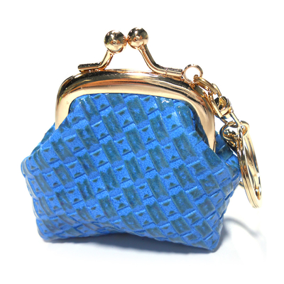 ODM Mini Purse Keychain , No Zipper Small Bag Keychain For Coin Holder