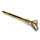 Black Ink Promotional Writing Diamond Crystal Pen ROHS Certification
