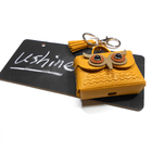 Non Zippered Lightweight Gold Plating Mini Handbag Keychain