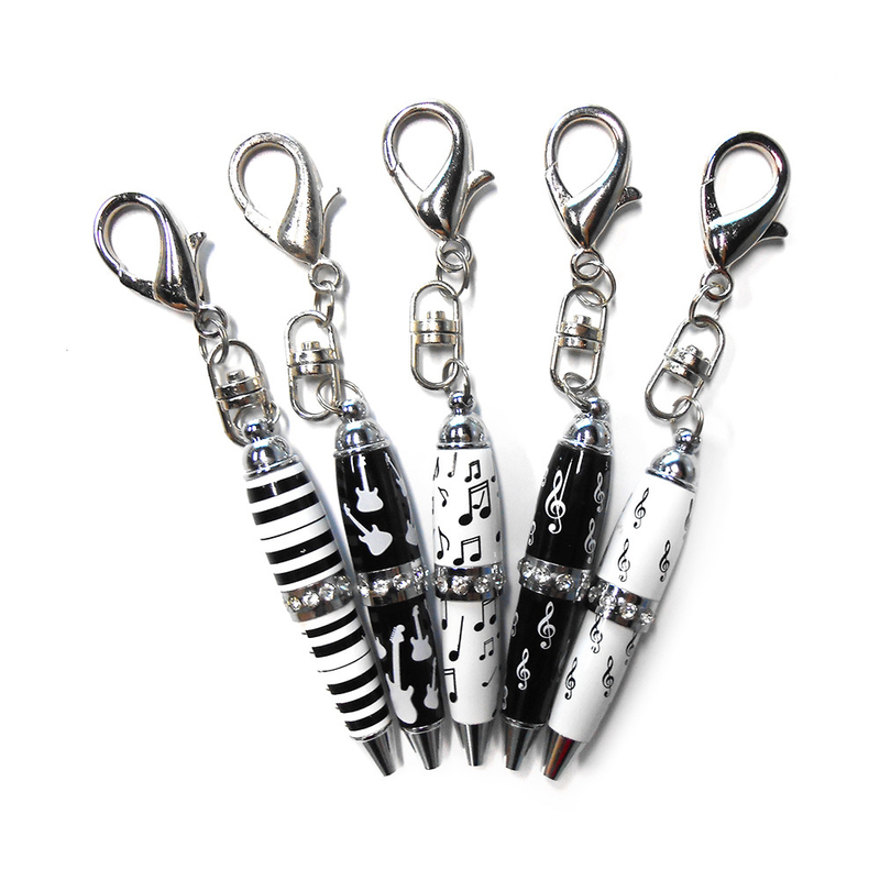 OEM Keychain Mini Pen , Musical Notation Stylus Pen Keychain