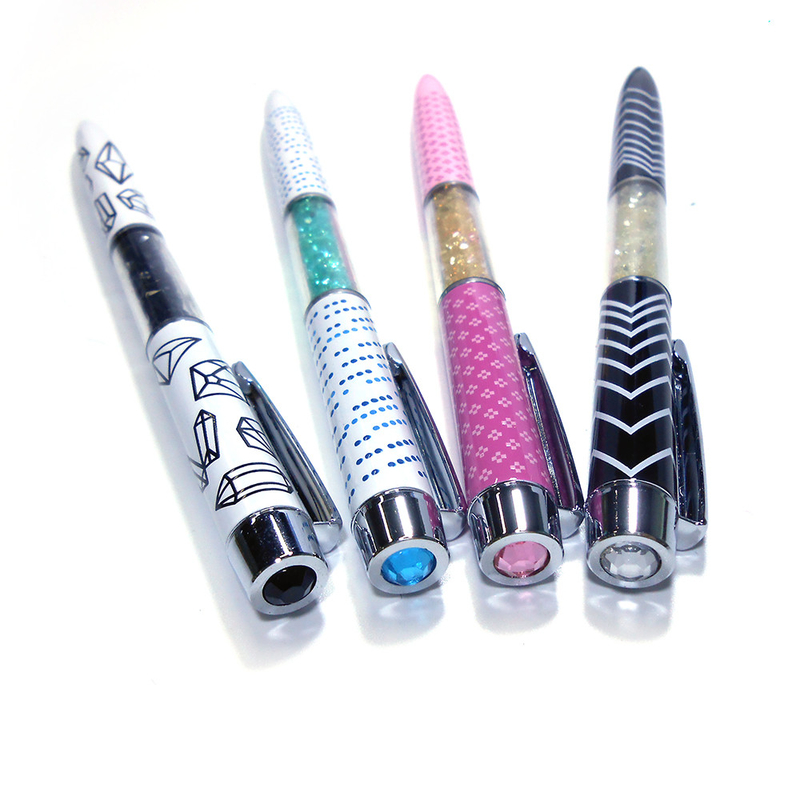 Stainless Steel Diamond Crystal Pen